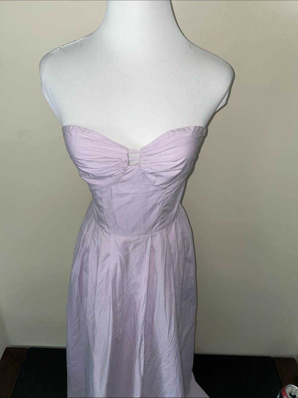 SWF Strapless Pastel Lilac Sweetheart A-Line Dress | XS